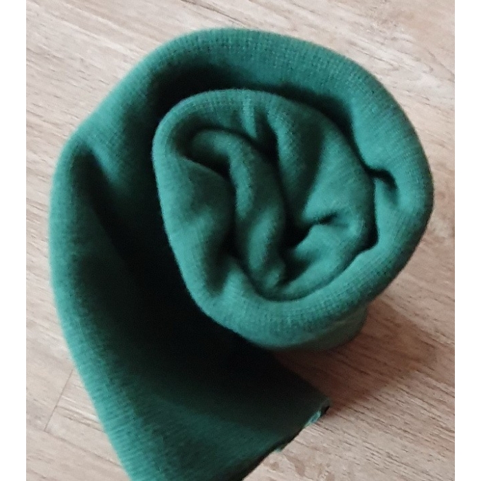 Náplet bavlna/elastan lahvově zelená 2x72cm