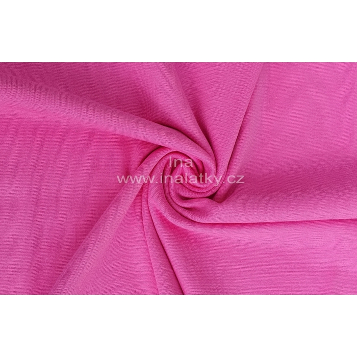 Náplet bavlna/elastan  2x72cm růžová
