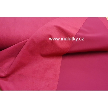 Softshell zimní vínová