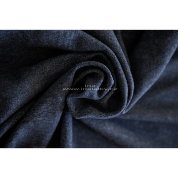 Náplet bavlna/elastan  2x72cm jeans
